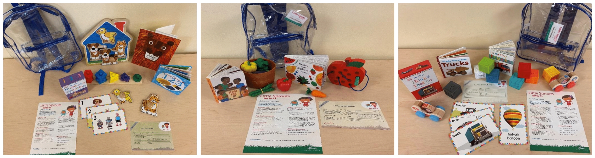 Little Sprouts Backpacks graphic