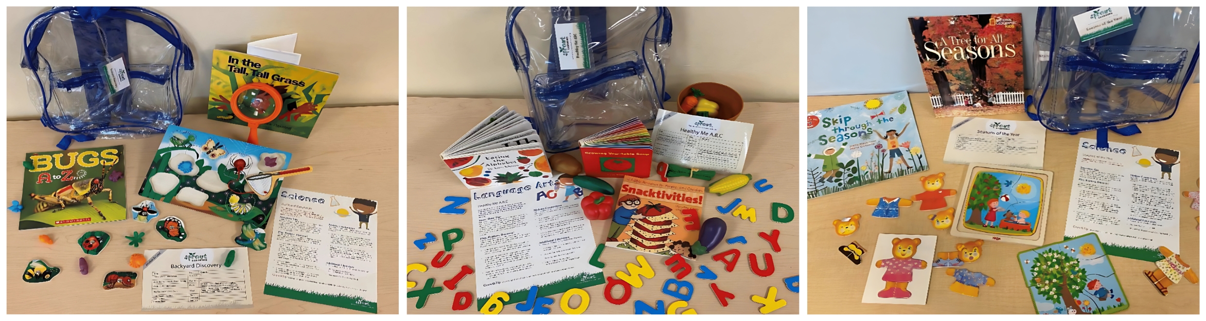 Little Sprouts Backpacks graphic