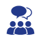 Meeting discussion icon 
