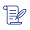 Quill and scroll icon 